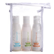 BathtimeKids 兒童沐浴露旅行裝3件組, 1組