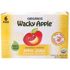 Wacky Apple 脅蘋果蘋果汁, 6件, 200ml