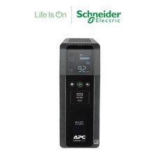 APC Back-UPS Pro 1000VA 不斷電系統 穩壓節能 USB充電 LCD顯示, 1個