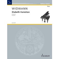 (英文圖書) Widmann: Diabelli-Variation for Piano 平裝版, Schott, 英文