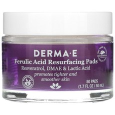 derma e 護理乳酸潔膚墊, 1個, 50入