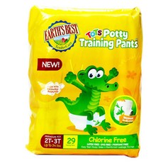 Earls Best Tots 四十訓練褲內褲型尿布 2T-3T（15.4 公斤或更少）, 29張