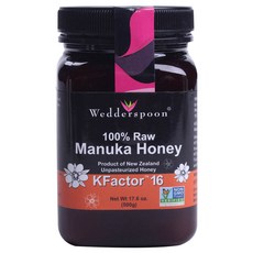 Wedderspoon 生麥盧卡蜂蜜, 1罐, 500g