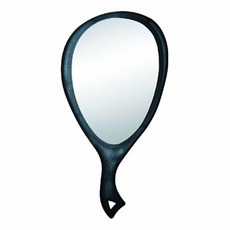 diane 淚滴鏡手鏡, 1個, 黑色的