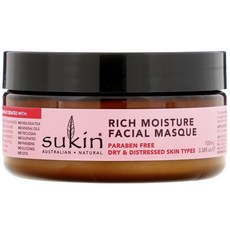 sukin Rich Moisture臉部面膜乾燥&壓力肌膚適用 100ml, 1個, 1個