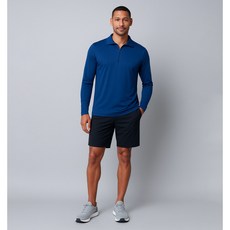 Litume 意都美 KS06S 男款吸濕排汗抑菌抗臭長袖休閒衫 拉鍊立領 快乾防曬UPF40 運動上衣