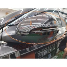 【小鳥的店】CR-V5 CRV5.5代 後視鏡飾條 碳纖維 照後鏡護條 倒車鏡亮條 卡夢防刮飾條 配件改裝, 1個, 詳見商品包裝