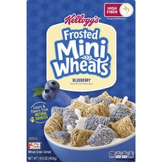 Kellogg's 家樂氏 Frosted Mini藍莓全麥穀麥片, 1盒, 405g