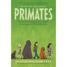 (英文圖書)Primates： The Fearless Science of Jane Goodall Dian Fossey and Biruté Galdikas 平裝版, Square Fish, 英文