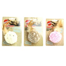 Ethical Products inc 現貨雪尼爾追逐者球貓玩具, 1個, 隨機發貨