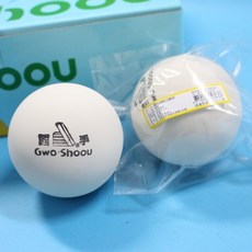 國手Gwo Shoou軟式網球復健球，橡膠材質，直徑6.5cm，一顆入，運動復健皆宜, 白色
