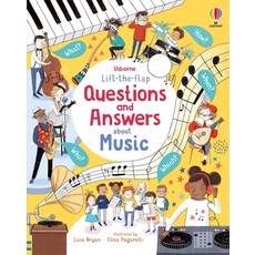 (英文圖書)Lift-The-Flap Questions and Answers about Music Board Books, Usborne Books, 英文, 硬頁書