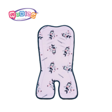 Qubies 酷覺涼感墊，嬰兒推車/汽車座椅通用，透氣涼爽，可愛美人魚圖案, mixed color