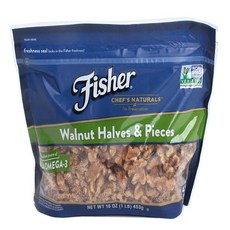 Fisher nuts 核桃半片, 1個
