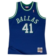 mitchell & ness 達拉斯獨行俠隊 Dirk Nowitzki 球迷版球衣 籃球上衣