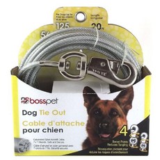 bosspet Dog Tie Out Cable Datache 狗訓練線 6.1m, 1個