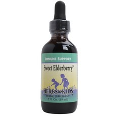 HERBS for KIDS 香草甜接骨木果滴劑, 1瓶, 59ml, 1入