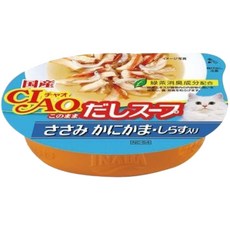 CIAO 日本 原湯杯貓湯罐 60g, 1個