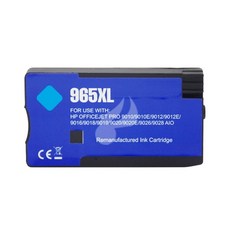 HP 965XL 高印量副廠墨水匣 適用於 HP OfficeJet Pro 9010/9020, 藍色, 洋紅色, 黃色, 黑色