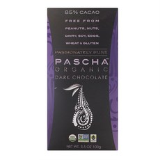PASCHA 黑巧克力 85% 可可, 1份, 100g