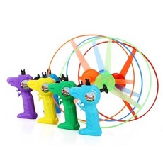 17cm手拉發光飛碟 發光LED拉線飛碟 七彩閃光飛碟 七彩UFO夜光飛碟 閃光玩具, 17cmNG不發亮-隨機色