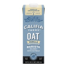 CALIFIA FARMS 咖啡師配方香草風味燕麥奶, 1瓶, 946ml
