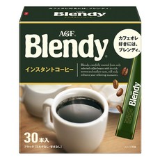 AGF Blendy經典即溶黑咖啡, 1個, 30件, 2g
