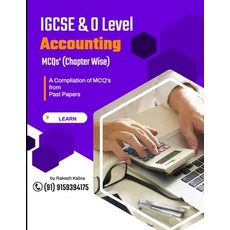 (英文圖書) IGCSE & O Level Accounting: A Compilation of Multiple Choice Questions (Chapter Wise) from Pa... 平裝版, Independently Published, 英文