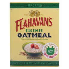 FLAHAVAN'S 愛爾蘭燕麥片, 454g, 1個