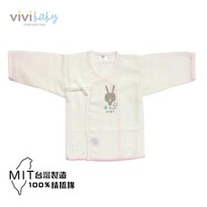 Vivibaby【台灣現貨.MIT】酷咪兔超柔精梳棉紗布衣 寶寶肚衣 肚衣 BABY衣服 寶寶 BABY 原廠現貨批發