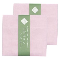 Shirayuki 垣谷纖維 人造絲抹布 素面粉色, 2個