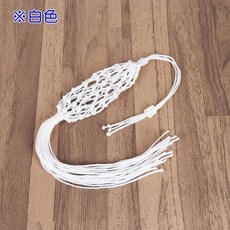 168開運坊 水晶球/水晶柱專用網袋, 白色, 多色, 1