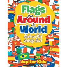 (英文圖書)Flags From Around the World: Seek and Find Activity Book 平裝版, Jupiter Kids, 英文