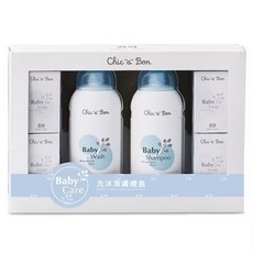 奇哥 Chic a Bon 洗沐潔膚禮盒 (附紙袋)｜寶寶清潔保養送禮首選, 奇哥洗沐潔膚禮盒