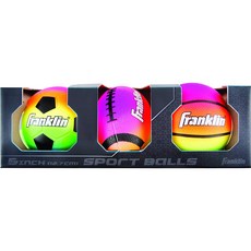 Franklin Micro震動運動球軟球 12.7cm 3件組, 混色