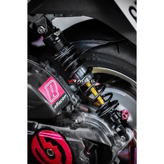 野蠻公牛 SR 極速火箭 SS 後避震器 適用於六代勁戰/BWS/JETSL/JETSR/雷霆, 黑色, 1個