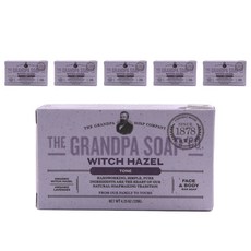 GRANDPA'S 金縷梅臉部身體香皂, 120g, 6個
