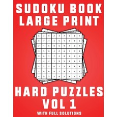(英文圖書)Sudoku Book Large Print: Sudoku Books For Adults Hard Vol 1 With Solutions 平裝版, Independently Published, 英文