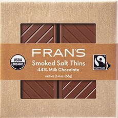 FranS 煙燻鹽稀牛奶巧克力, 68g