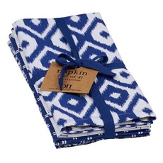 DESIGN IMPORTS 設計導入Indigo Print Napkin 4套, 4件