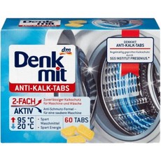Denkmit 洗衣機除水垢清潔錠(60入/盒), 1g, 1個