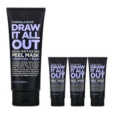 FORMULA10.0.6 去角質面膜 竹炭+梅子 100ml, 4個, 1個