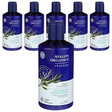 AVALON ORGANICS 湛藍B群健髮精油潤絲精, 6瓶, 397g
