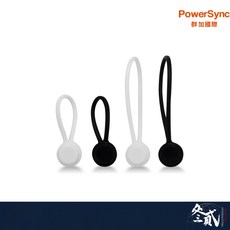 群加 PowerSync 矽膠磁力繞線器 11cm/19cm 理線 收納 多用途 捲線器 磁吸集線器, 白色