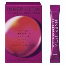 POLA 寶麗 Inner Liftia膠原蛋白粉補充包 香草桃子味 30條入, 1個