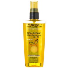 L'OREAL PARIS 巴黎萊雅 TOTAL REPAIR 5多效護理髮油 乾性髮質適用, 1個, 100ml