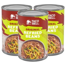 TACO BELL 炸豆泥罐頭 原味, 3罐, 453g