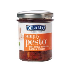 DELLALLO 日曬番茄羅勒起司醬, 1罐, 180g