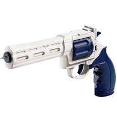 左輪造型電動水槍玩具, 顏色隨機, 1個