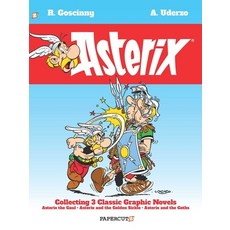 Asterix Omnibus #1: Collects Asterix the Gaul Asterix and the Golden Sickle and Asterix and the Goths 精裝版, Papercutz, 英文